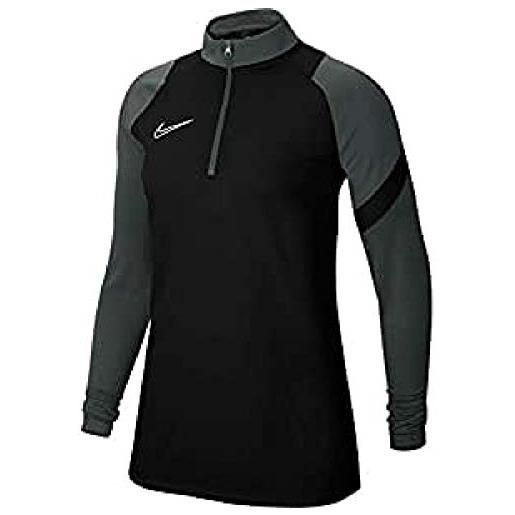 Nike women's academy pro drill top maglia da allenamento, gr n - grigio, l donna