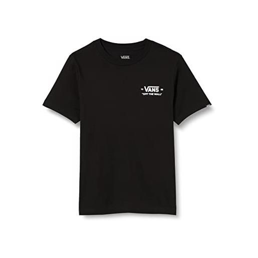Vans essential t-shirt, black, 14-16 anni unisex-bambini