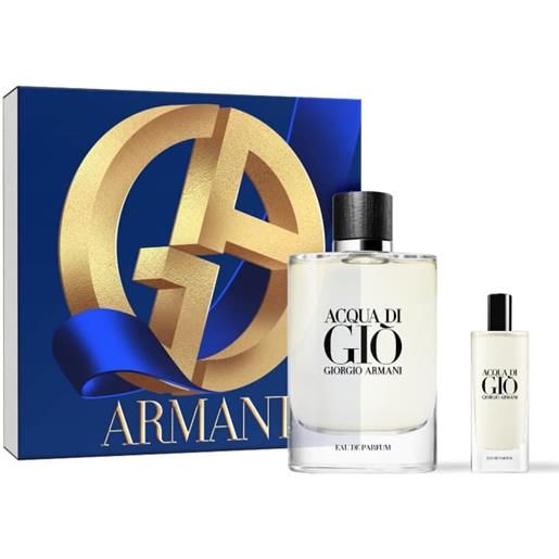 Giorgio Armani acqua di gio pour homme - edp 125 ml (ricaricabile) + edp 15 ml