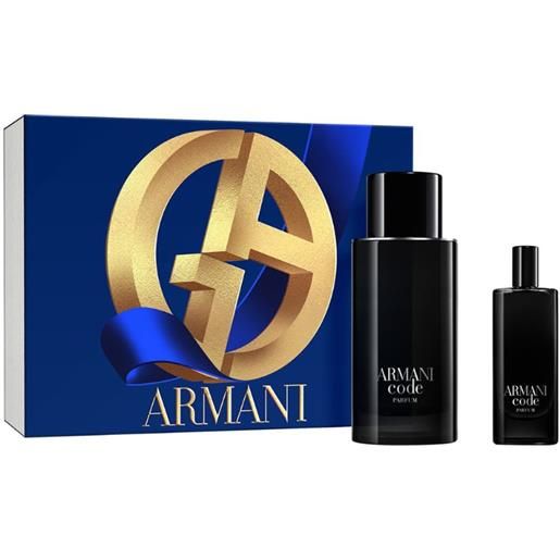 Giorgio Armani code parfum - profumo 125 ml (ricaricabile) + profumo 15 ml