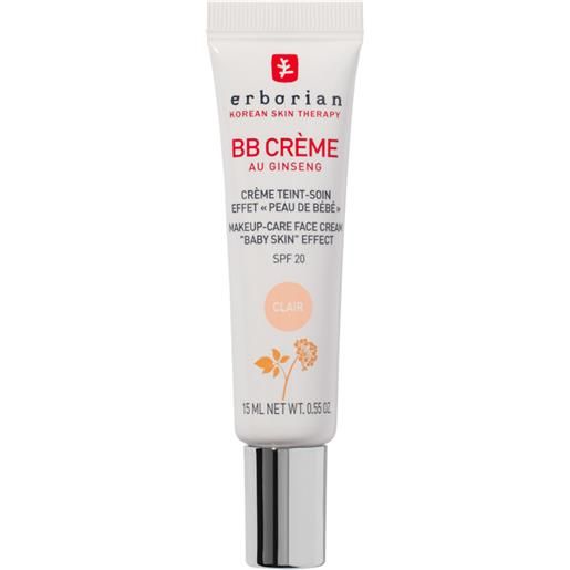 Erborian bb crema spf 20 (bb creme make-up care face cream) 15 ml nude