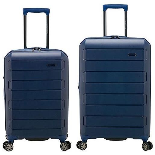 Traveler's Choice pagosa - spinner bagagli espandibili a guscio rigido indistruttibile, marina militare, 2-piece set (22/26), pagosa - spinner bagagli espandibili a guscio rigido indistruttibile