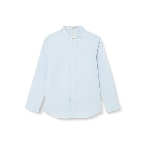 GANT reg pinpoint oxford shirt, camicia elegante uomo, blu ( light blue ), 3xl