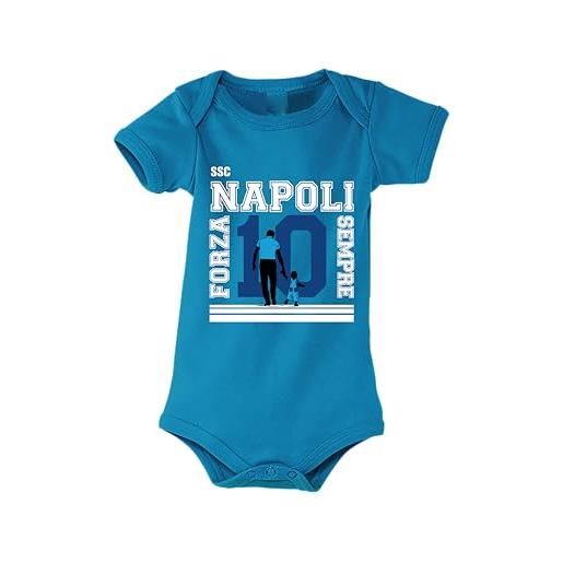GIL S.R.L. official product ssc napoli - body infant fns di padre in figlio 3-6 mesi