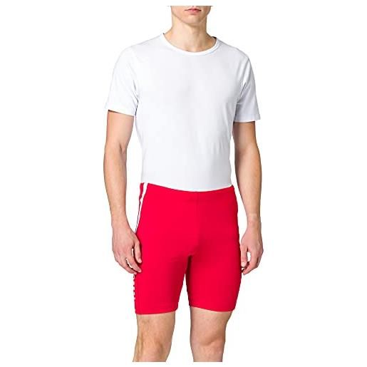 Jako pantaloncini athletico - tight, unisex, shorts tight athletico, rosso/bianco, m