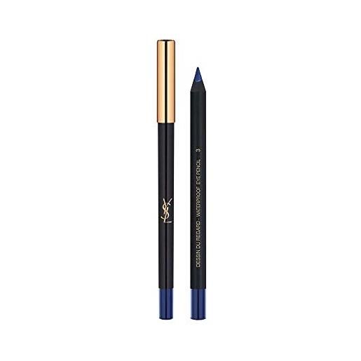 Yves saint laurent dessin du regard matita occhi waterproof, 3 bleu impatient, 1.2 g