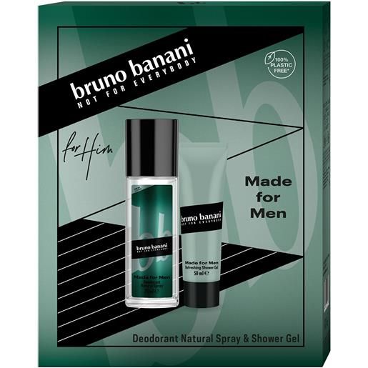 Bruno Banani made for men - deodorante in spray 75 ml + gel doccia 50 ml