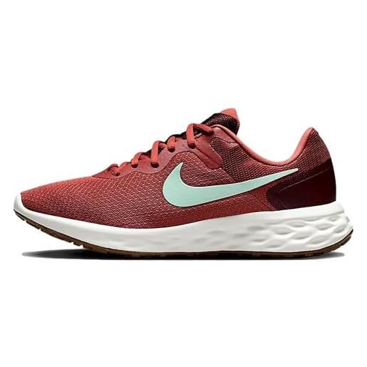 Nike revolution 6 next nature, scarpe da corsa su strada donna, nero (black white dk smoke grey cool grey), 43 eu