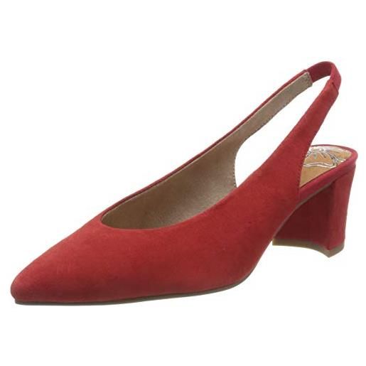Marco tozzi 2-2-29605-24, sandali con cinturino alla caviglia donna, rosso (chili 533), 36 eu