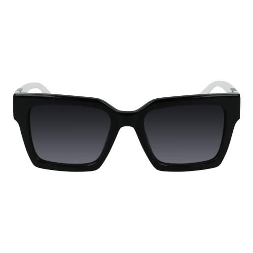 Karl lagerfeld kl6057s occhiali, 004 black & white, taglia unica unisex-adulto