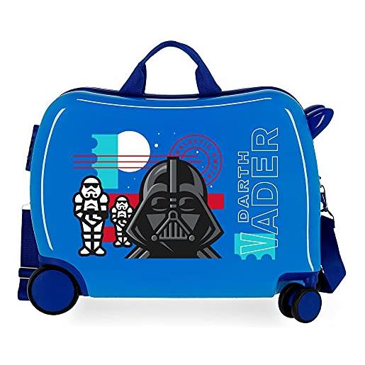 Star Wars galactic empire - valigia per bambini, blu, 50 x 38 x 20 cm, rigida abs, chiusura a combinazione laterale, 34 l, 1,8 kg, 4 ruote, bagaglio a mano