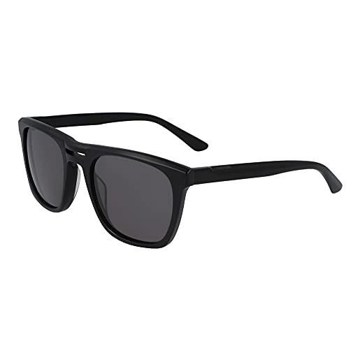 Calvin Klein ck20542s-001 occhiali da sole, 001 matte black, taglia unica unisex