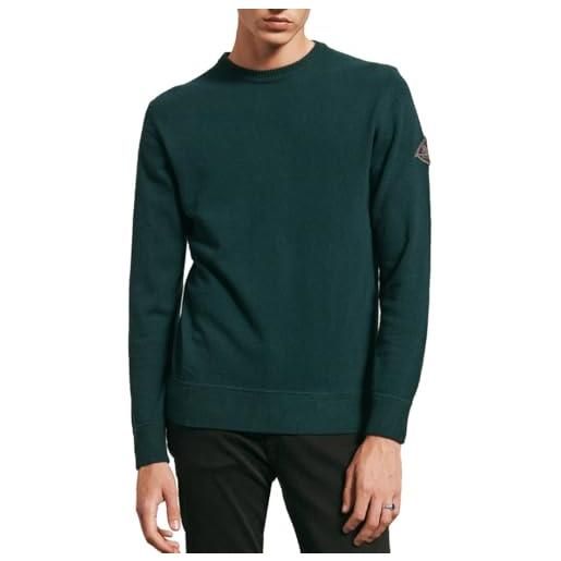 ROY ROGERS maglia maglione uomo crew a22rru679cc53 lana verde originale ai 2023 taglia xxl colore verde