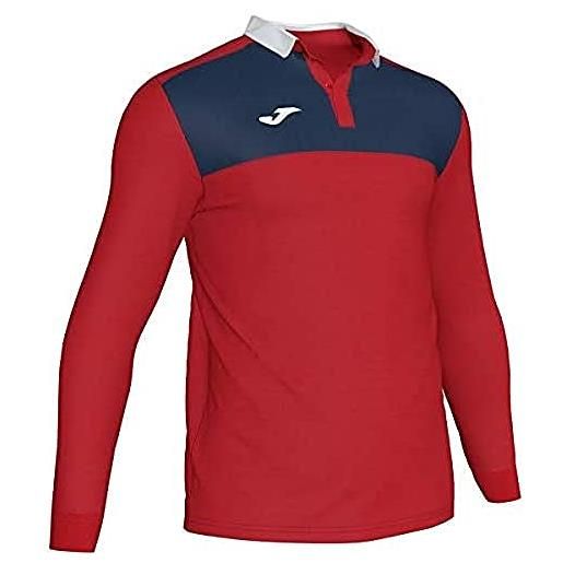 Joma 101332.603.3xs, polo shirt boy's, rosso/marino