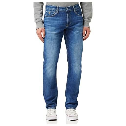 Calvin Klein Jeans ckj 026 slim, jeans, uomo, 38w/32l, blu (da142 mid blue)
