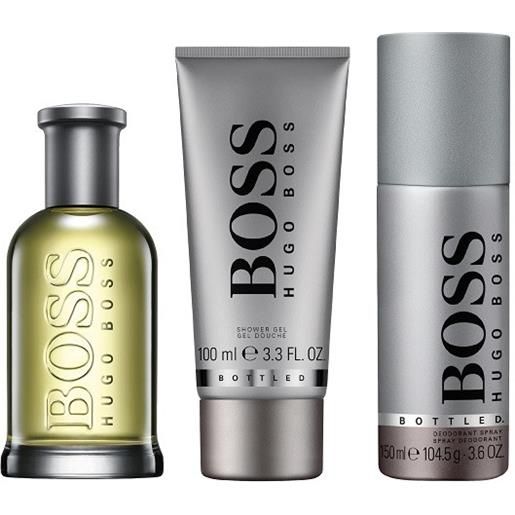 Hugo Boss boss bottled 100 ml + shower gel + deodorante cofanetto