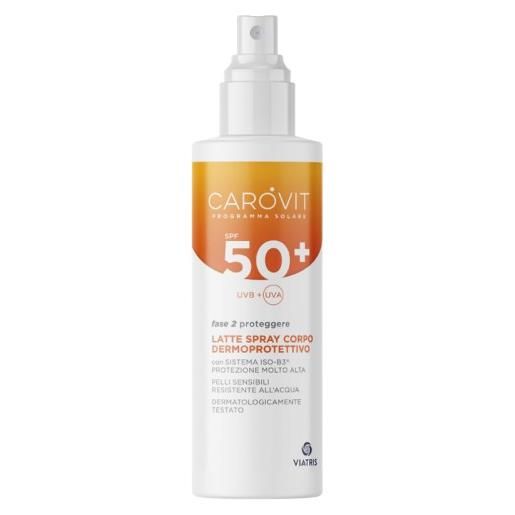 Carovit programma solare latte spray dermoprotettivo spf 50+ 200ml