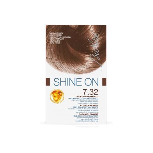 BIONIKE shine on 7.32 biondo caramello trattamento colorante capelli