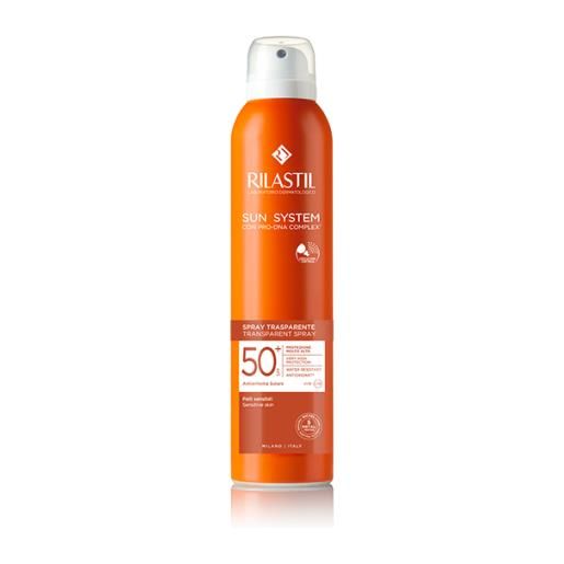 Rilastil sun system transparent spray spf50+ corpo 200ml