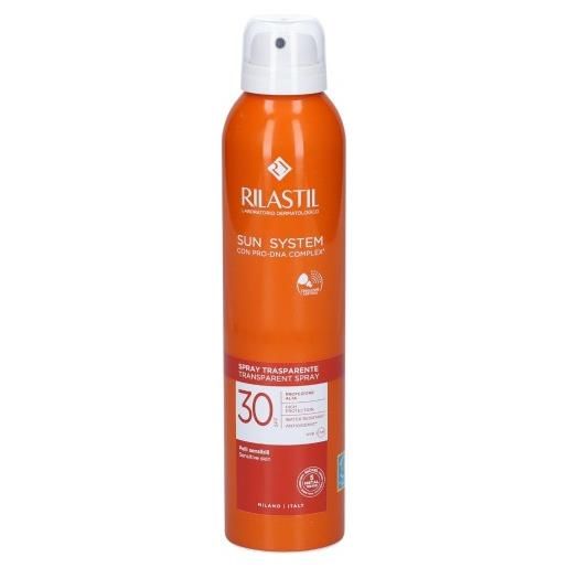 Rilastil sun system transparent spray spf30 corpo 200ml