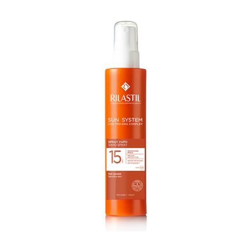 Rilastil sun system spray vapo spf15 emulsione corpo leggera 200ml