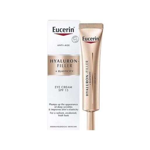 Eucerin hyaluron-filler + elasticity contorno occhi spf 15 15ml