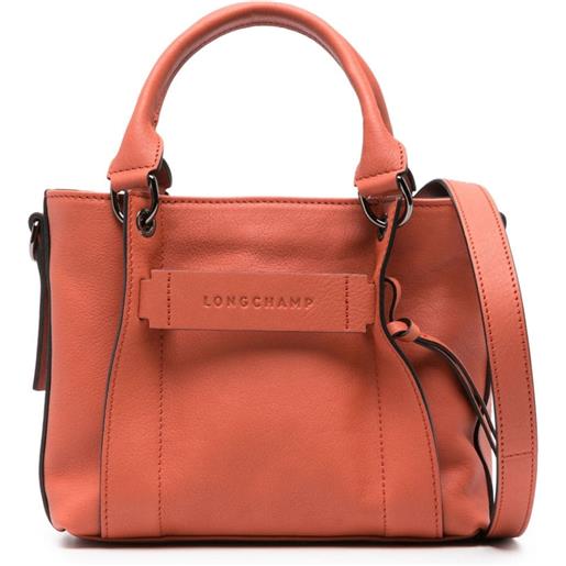 Longchamp borsa tote 3d piccola - arancione