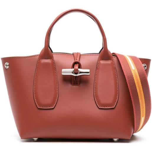 Longchamp borsa tote roseau piccola - arancione