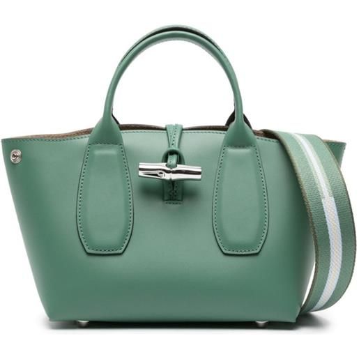 Longchamp borsa tote roseau piccola - verde