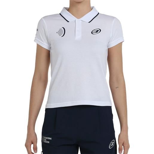 Bullpadel exilo short sleeve polo bianco m donna