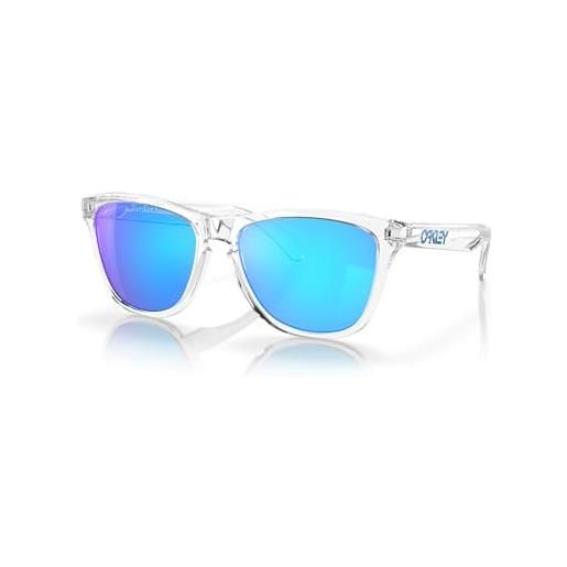 Oakley frogskins 9013d0 occhiali da sole, bianco (transparente), taglia unica uomo