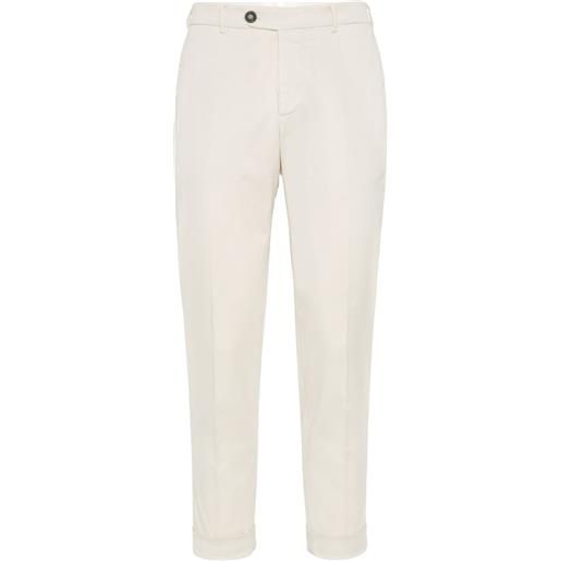 Brunello Cucinelli chino slim classico - bianco