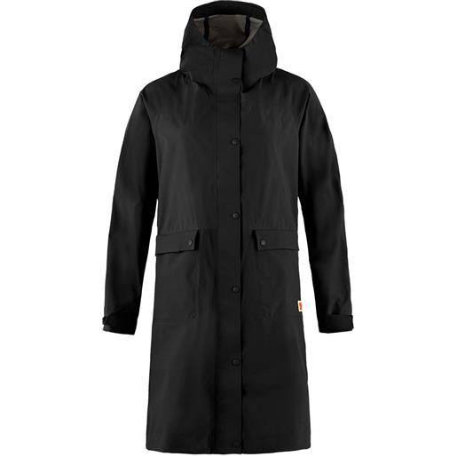 Fjällräven vardag rain parka nero xs donna