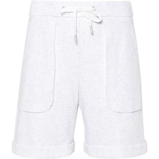 Peserico shorts effetto mélange - grigio