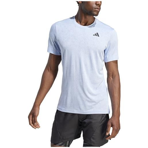 Adidas freelift short sleeve t-shirt bianco s uomo