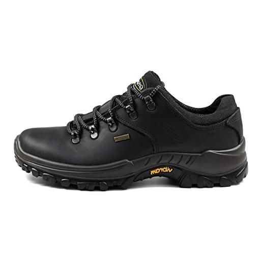 Grisport - scarpe da camminata, unisex - adulto, nero, 42