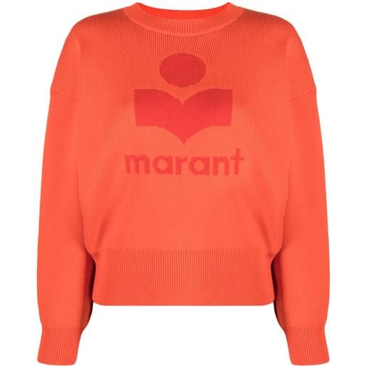 MARANT ÉTOILE maglione con intarsio - arancione