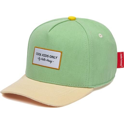 Hello Hossy - cappello con visiera curva - casquette mini garden per uomo - taglia 2-5 a, 6 a +, dad - verde