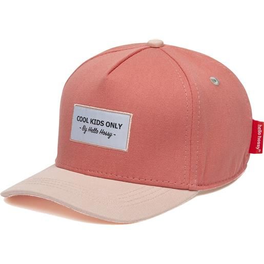 Hello Hossy - cappello con visiera curva - casquette mini framboise - taglia 2-5 a, 6 a + - rosa
