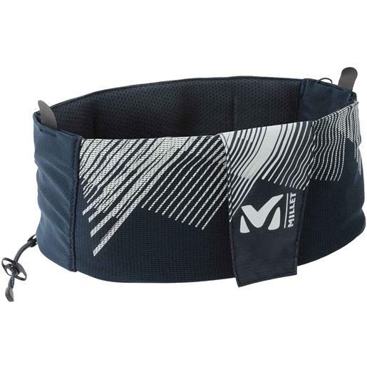 Millet - cintura da trail/running - intense belt saphir in pelle - taglia m, l, xl - blu navy