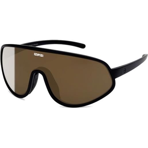 Izipizi - occhiali da sole sportivi - speed black good weather - taglia l - nero