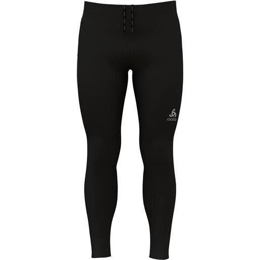 Odlo - collant tecnici - tights essential warm black per uomo - taglia s, m, l - nero