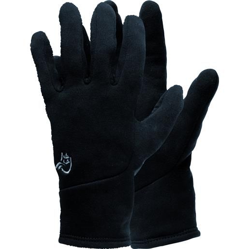 Norrona - guanti/sottoguanti in polartec - /29 powerstretch gloves caviar - taglia s, m, l - nero