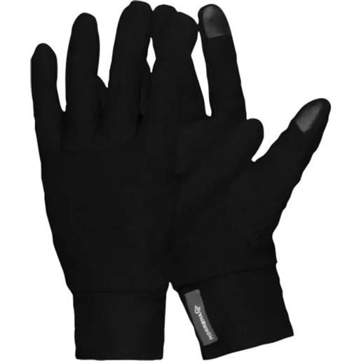 Norrona - guanti in lana merino - /29 corespunull liner gloves caviar - taglia xs, s, m, l - nero