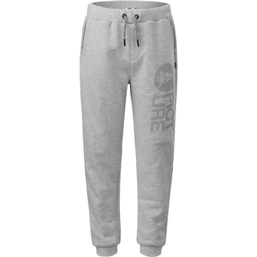 Picture Organic Clothing - jogging - rampy pants grey melange in cotone - taglia 10a, 12a, 14a - grigio