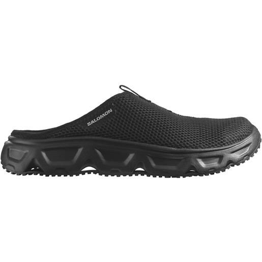 Salomon - scarpe da recupero - reelax slide 6.0 black/black/alloy per uomo - taglia 7 uk, 7,5 uk, 8 uk, 8,5 uk, 9 uk, 9,5 uk, 10 uk, 10,5 uk, 11 uk, 11,5 uk, 12 uk - nero