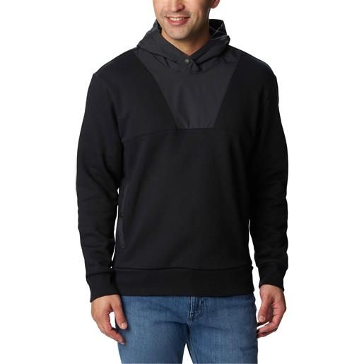 Columbia - felpa con cappuccio - wintertrainer™ graphic hoodie black per uomo - taglia s, m, l, xl - nero
