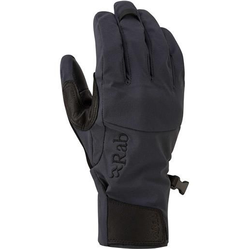 Rab - guanti leggeri e traspiranti - vr gloves m beluga per uomo - taglia s, l - grigio