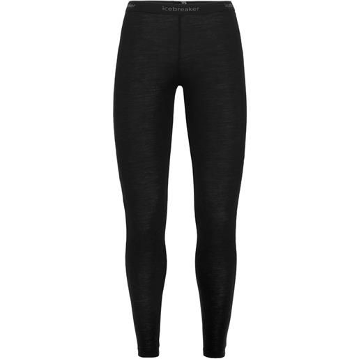 Icebreaker - leggings tecnici in lana merino 175 g - wmns 175 everyday leggings black per donne - taglia xs, s, m, l, xl - nero