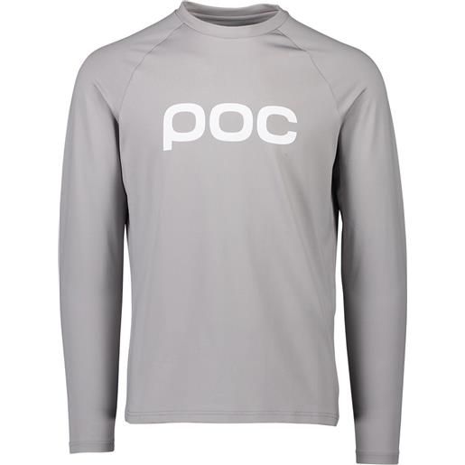 POC - maillot de vtt - m's reform enduro jersey alloy grey per uomo in poliestere riciclato - taglia xl - grigio